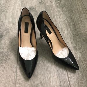 Topshop Black Patent Heels